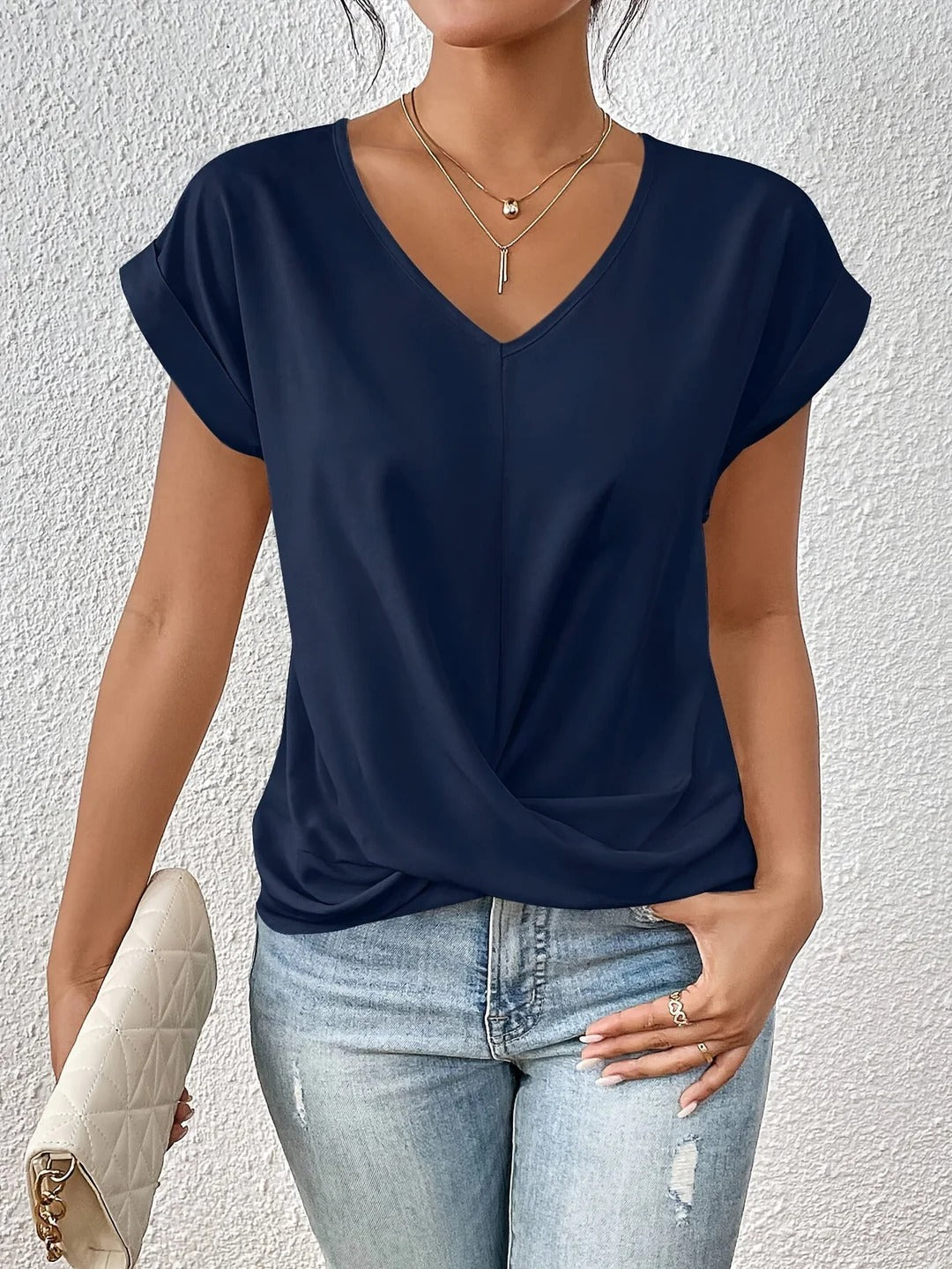 Alma | Camiseta casual con escote corazón